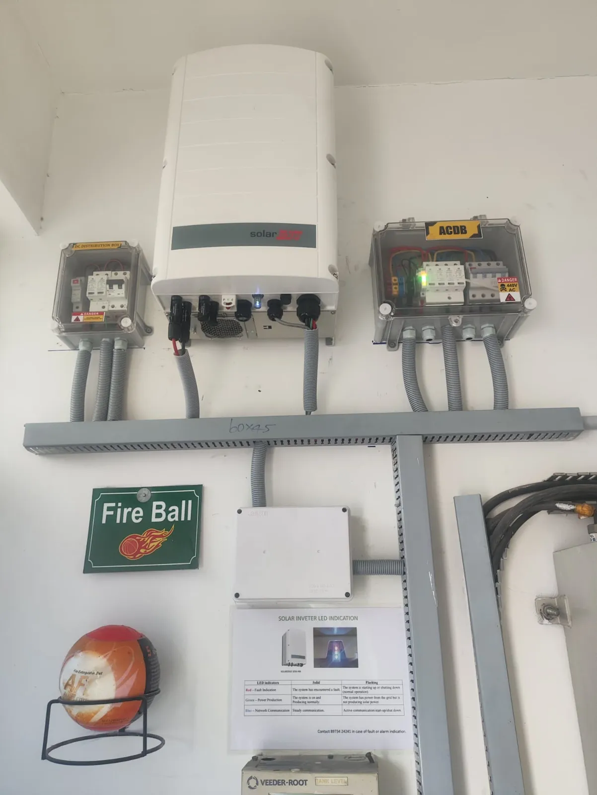 5 kW solar plant at 5 kW SolarEdge Inverter with Zero Export Device in Trichy