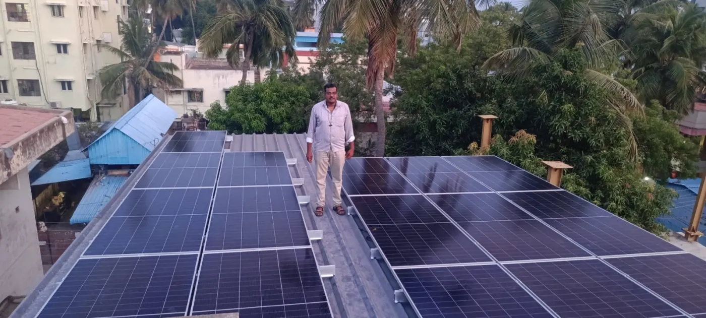 9.5 kW solar installation at 9.5 kW On-Grid — ANNAI Signs & Graphics, Trichy